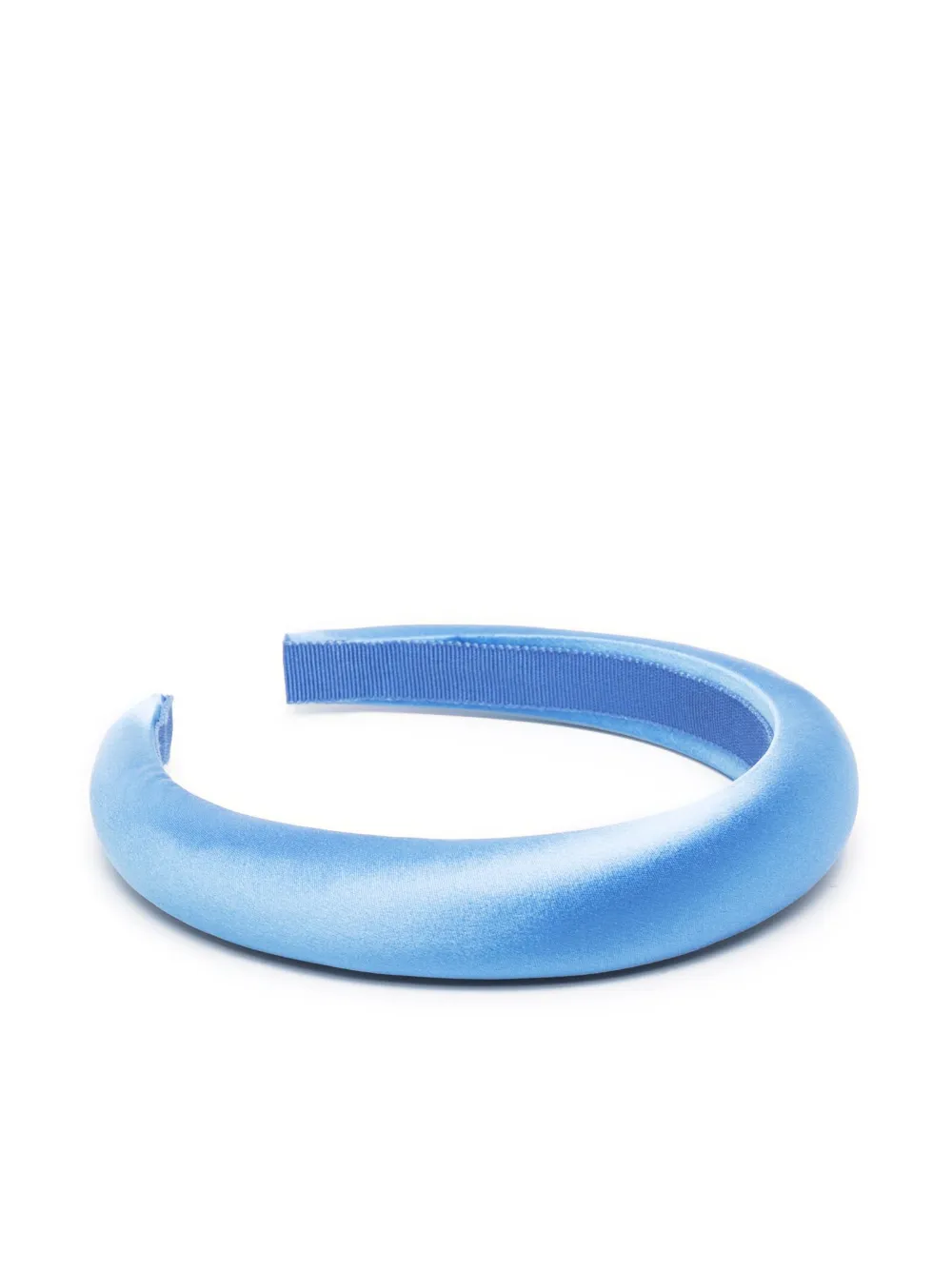 Jennifer Behr Tori satin headband - Blauw