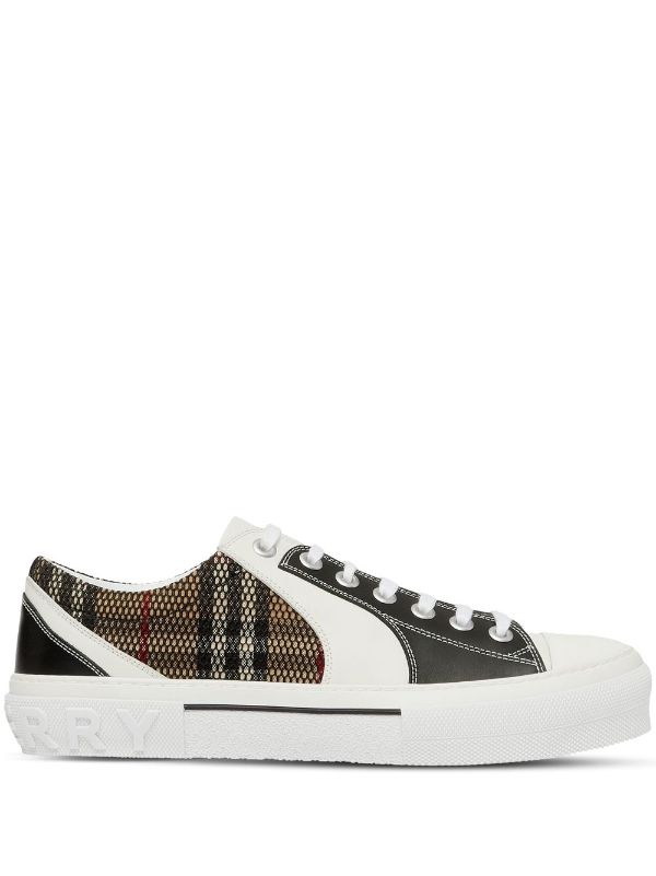 Burberry Check Mesh low-top Sneakers - Farfetch