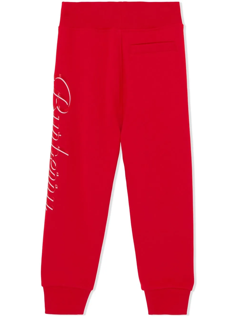 Burberry Kids Script logo print Cotton Track Trousers Farfetch