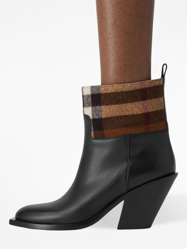 Burberry cheap boots leather