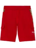 Burberry Kids Vintage Check cargo shorts - Red