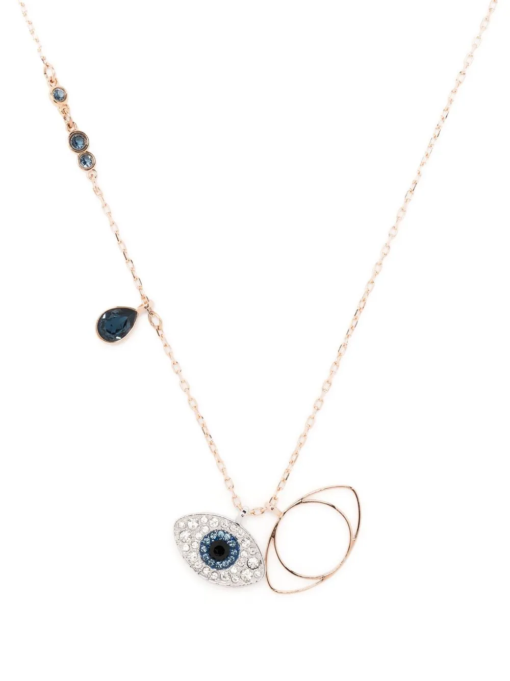 Swarovski ジェムストーン ペンダント ネックレス - ゴールドトーン Swarovski ジェムストーン ペンダント ネックレス - ゴールドトーン