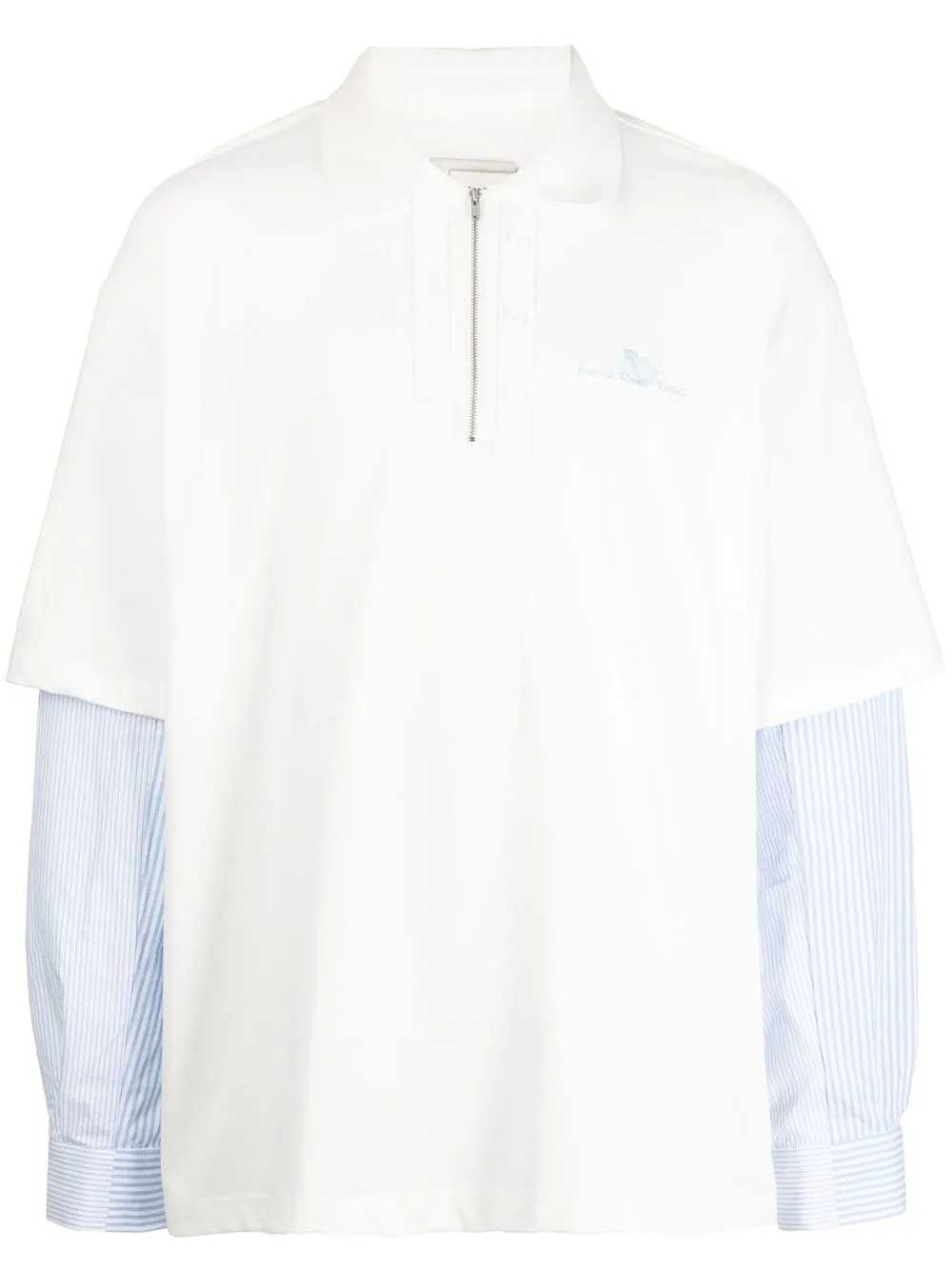 

Feng Chen Wang logo-embroidered shirt - White