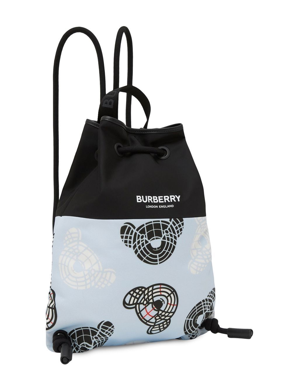 Burberry Kids Thomas Bear rugzak met trekkoord - Blauw