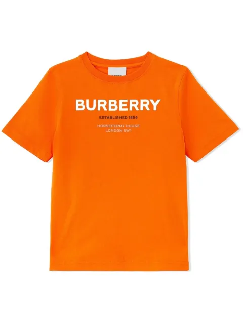 Burberry Kids Horseferry-print cotton T-shirt