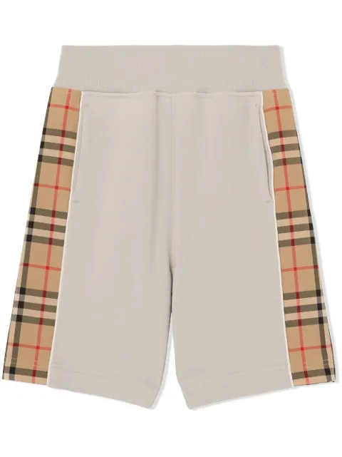 Burberry Kids Bermuda com recorte Vintage Check