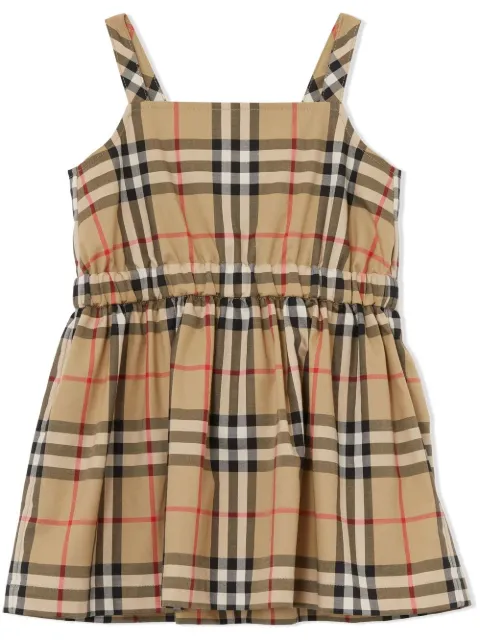 Burberry Kids Kleid mit Vintage-Check