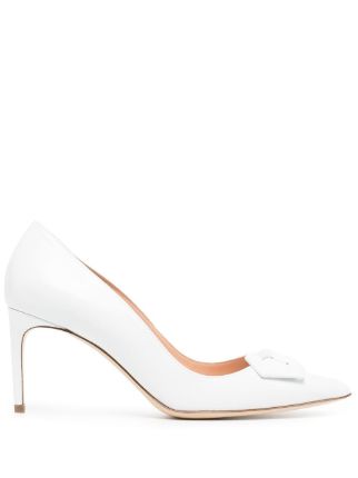 Rupert Sanderson pointed toe 75mm Leather Pumps Farfetch