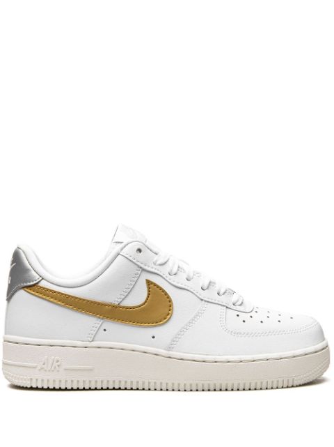 Nike Air Force 1 "White Gold Silver" sneakers WOMEN