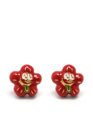 Kenzo - Men - Boke Flower Gold-Tone Earrings Gold