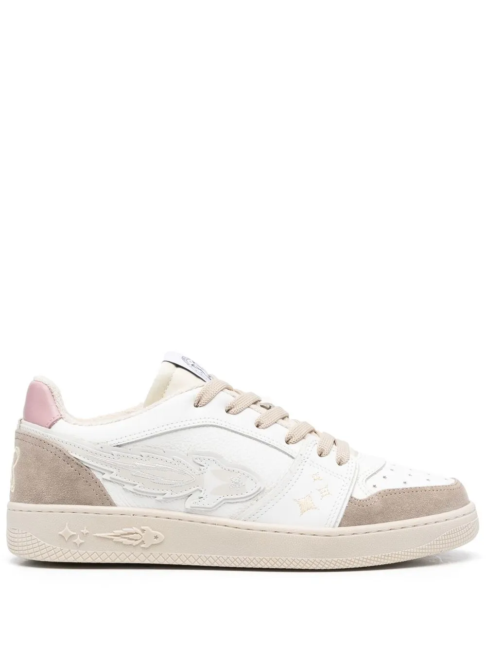 

Enterprise Japan panelled low-top sneakers - White