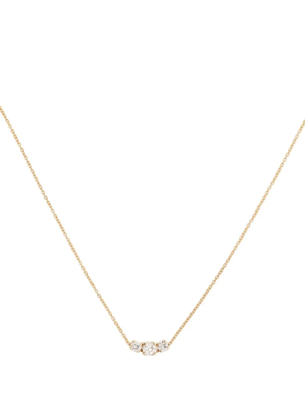 

Sophie Bille Brahe 18kt yellow gold Orangerie Trois diamond necklace