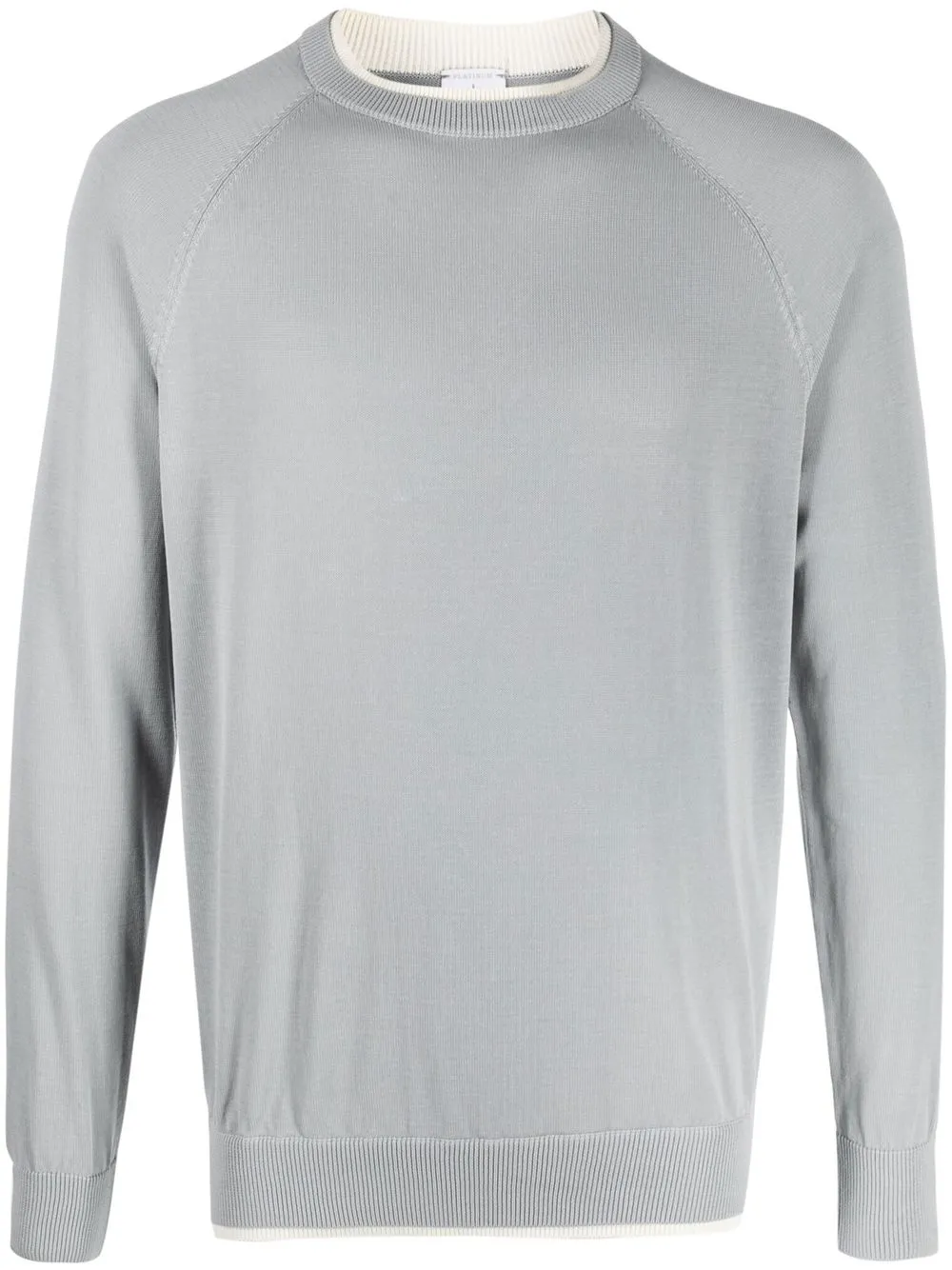 

Eleventy fine-knit raglan-sleeve jumper - Grey