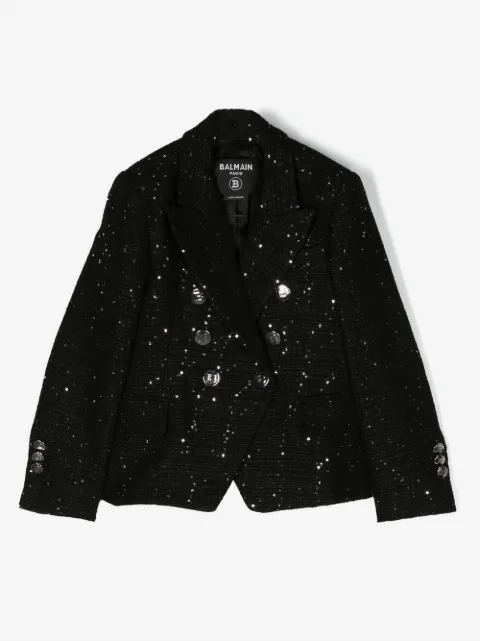 Balmain Kids double-breasted blazer