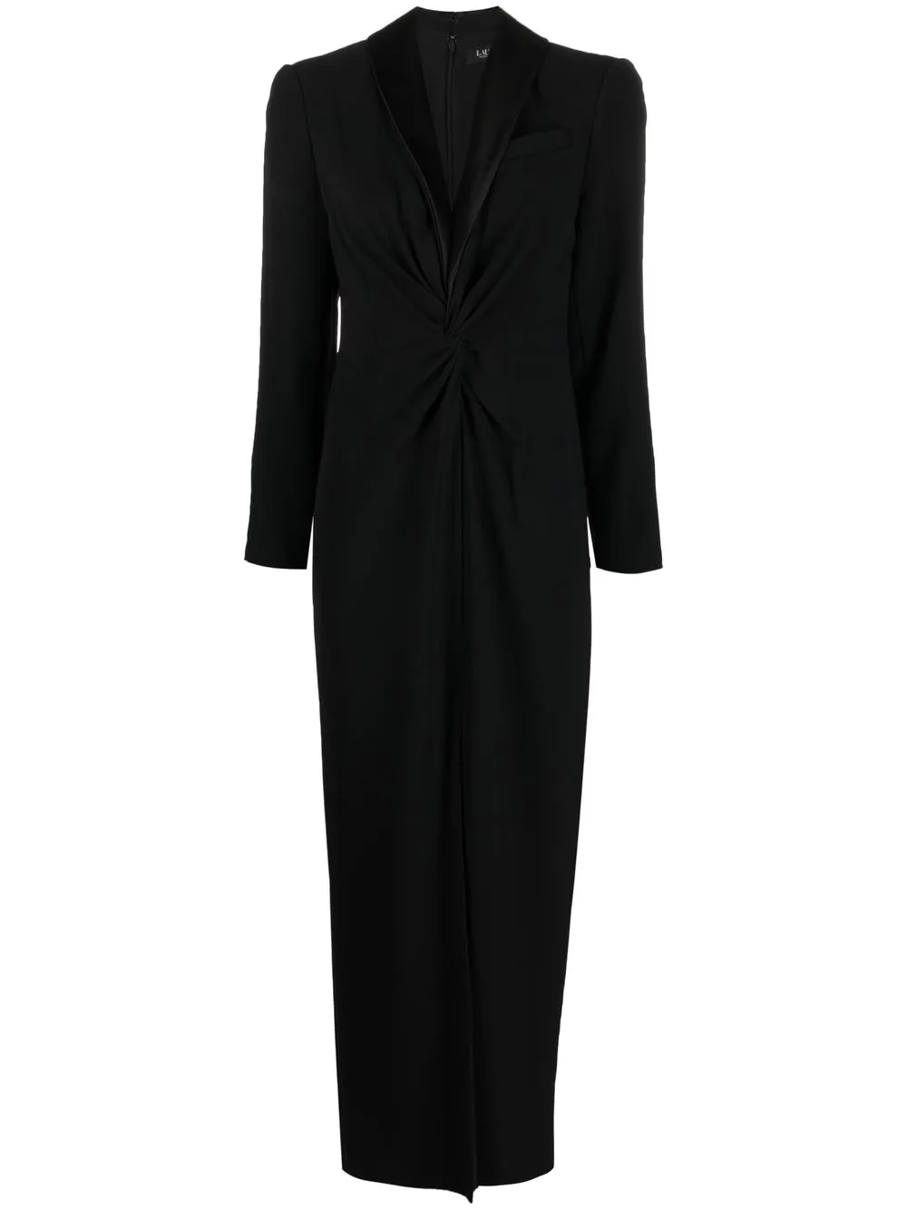 

Lauren Ralph Lauren Zeenai front-slit gown - Black