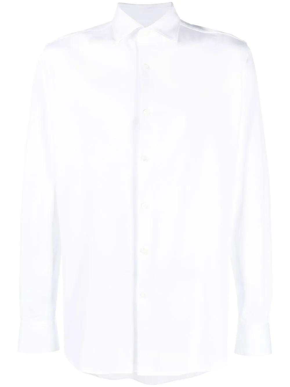 

Zegna long-sleeve cotton shirt - White