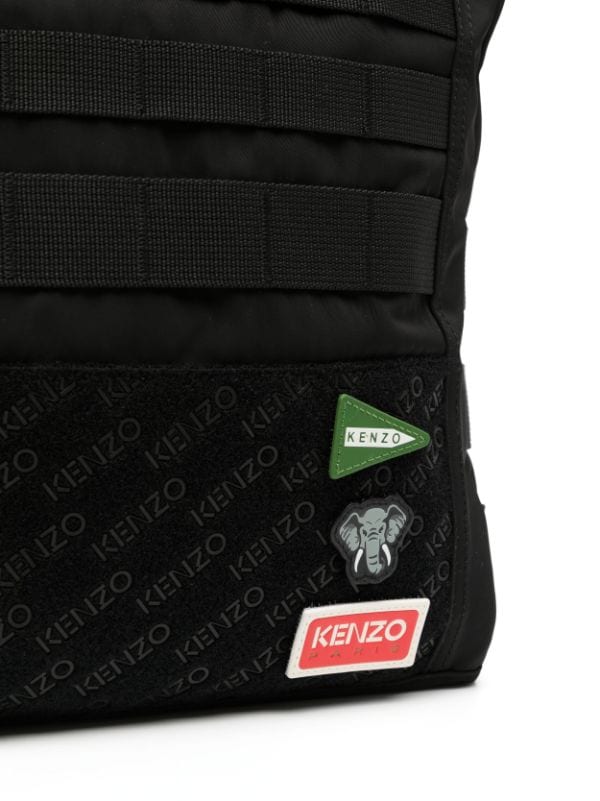 Kenzo Logo Badge Messenger Bag - Farfetch