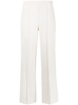 'S Max Mara フェリーチェ クロップドフレアパンツ S Max Mara クロップド フレアパンツ | ニュートラル | FARFETCH JP