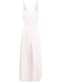 GANNI cut-out halterneck dress - Pink