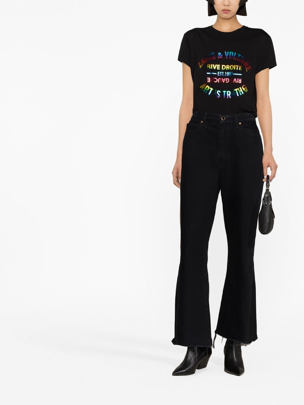 Zadig&Voltaire T-shirt met print - Zwart