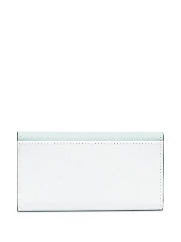 キーケース Marni Two-tone leather key chain case Marni two-tone Leather Keyholder | White | FARFETCH