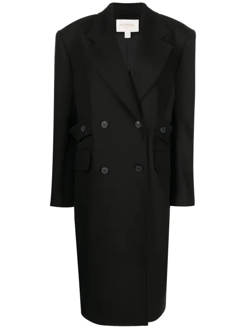 Manteau en coton à coupe ample - Materiel - Modalova