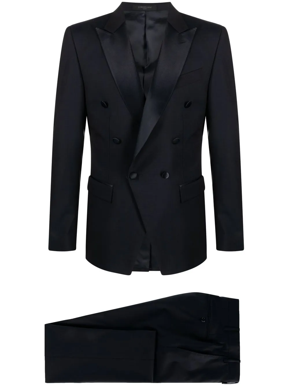 

Corneliani peak-lapel double-breasted suit - Blue