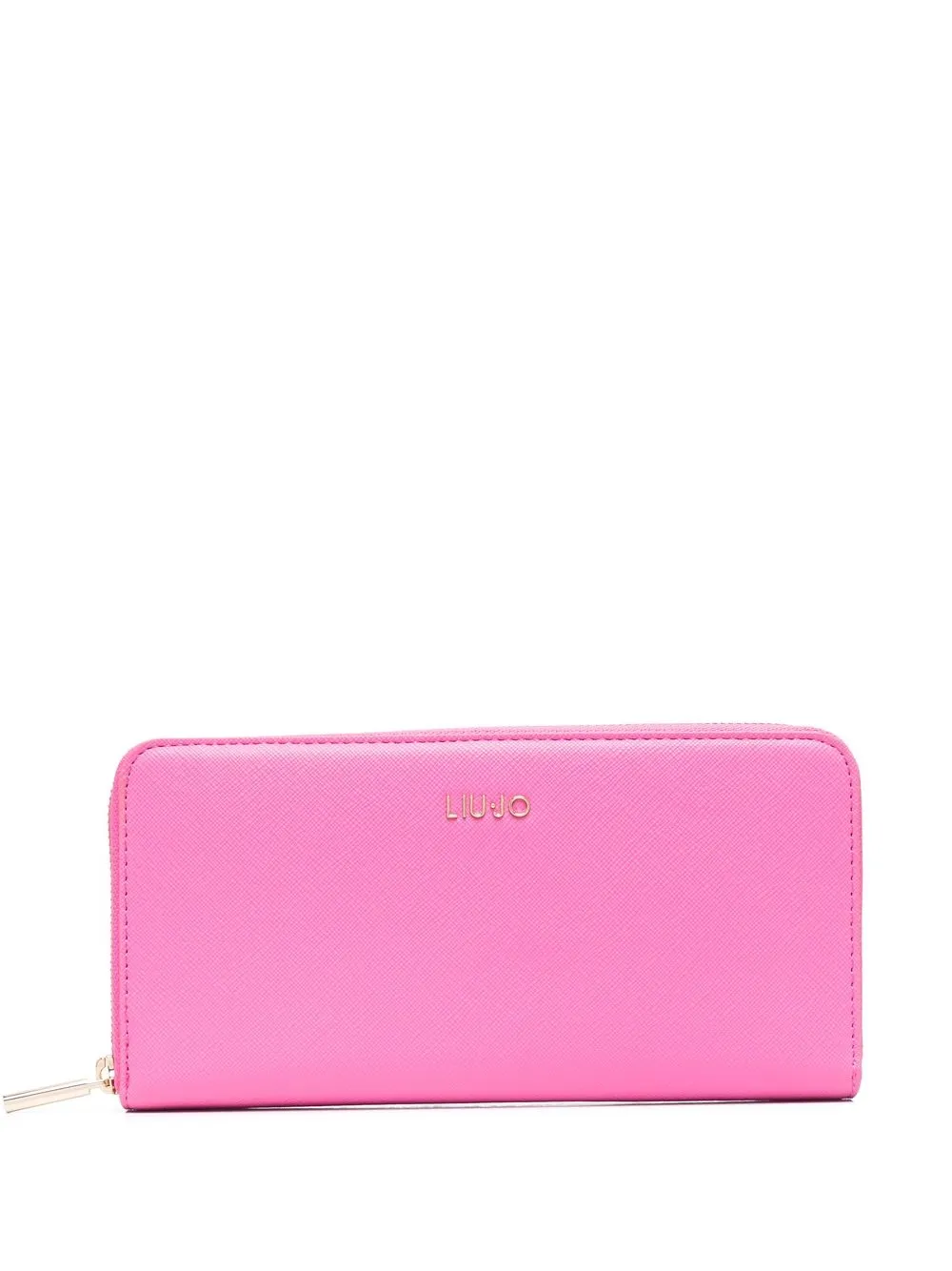 

LIU JO cartera continental con placa del logo - Rosado