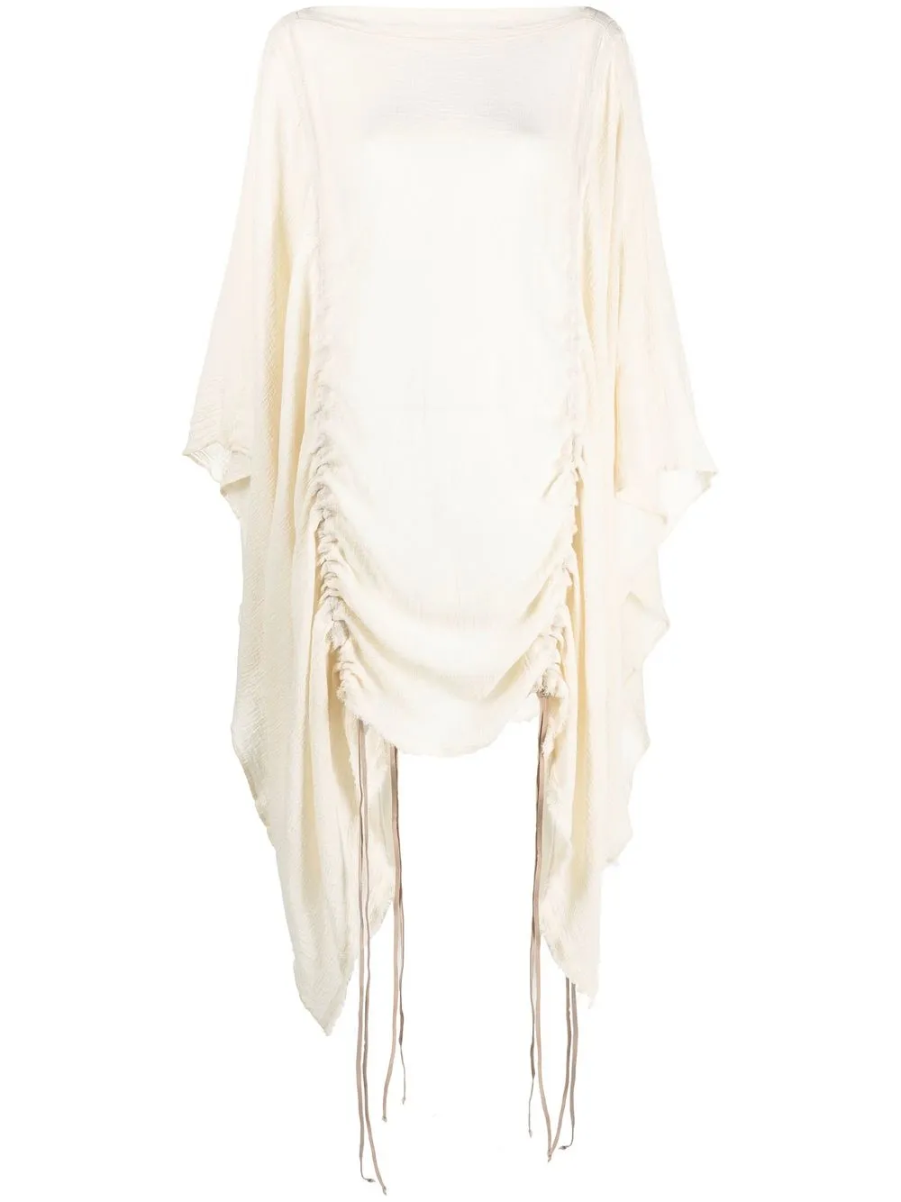 

Caravana draped mini dress - Neutrals