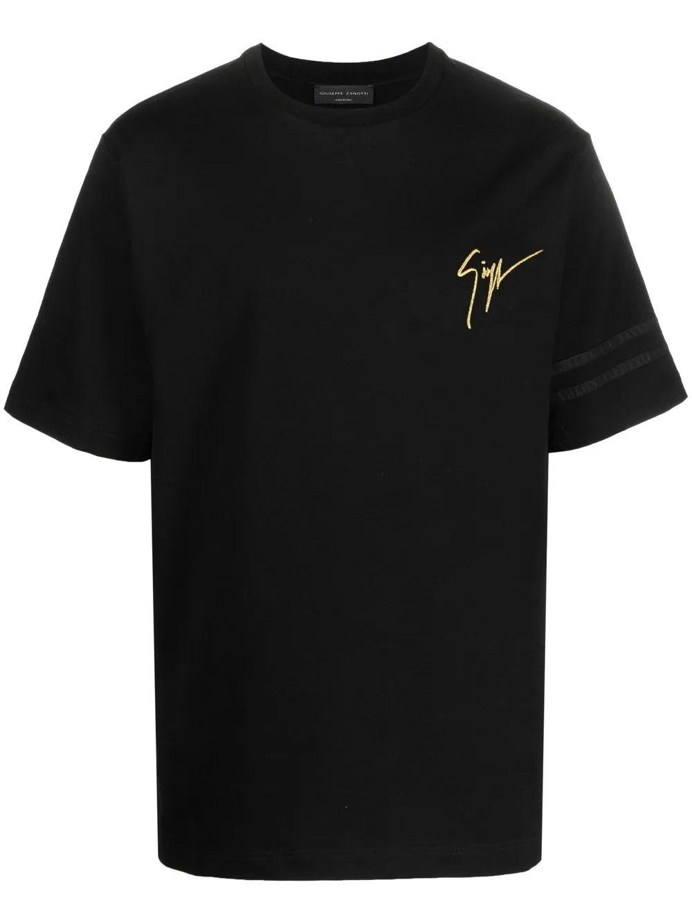 

Giuseppe Zanotti embroidered-logo short-sleeve T-shirt - Black