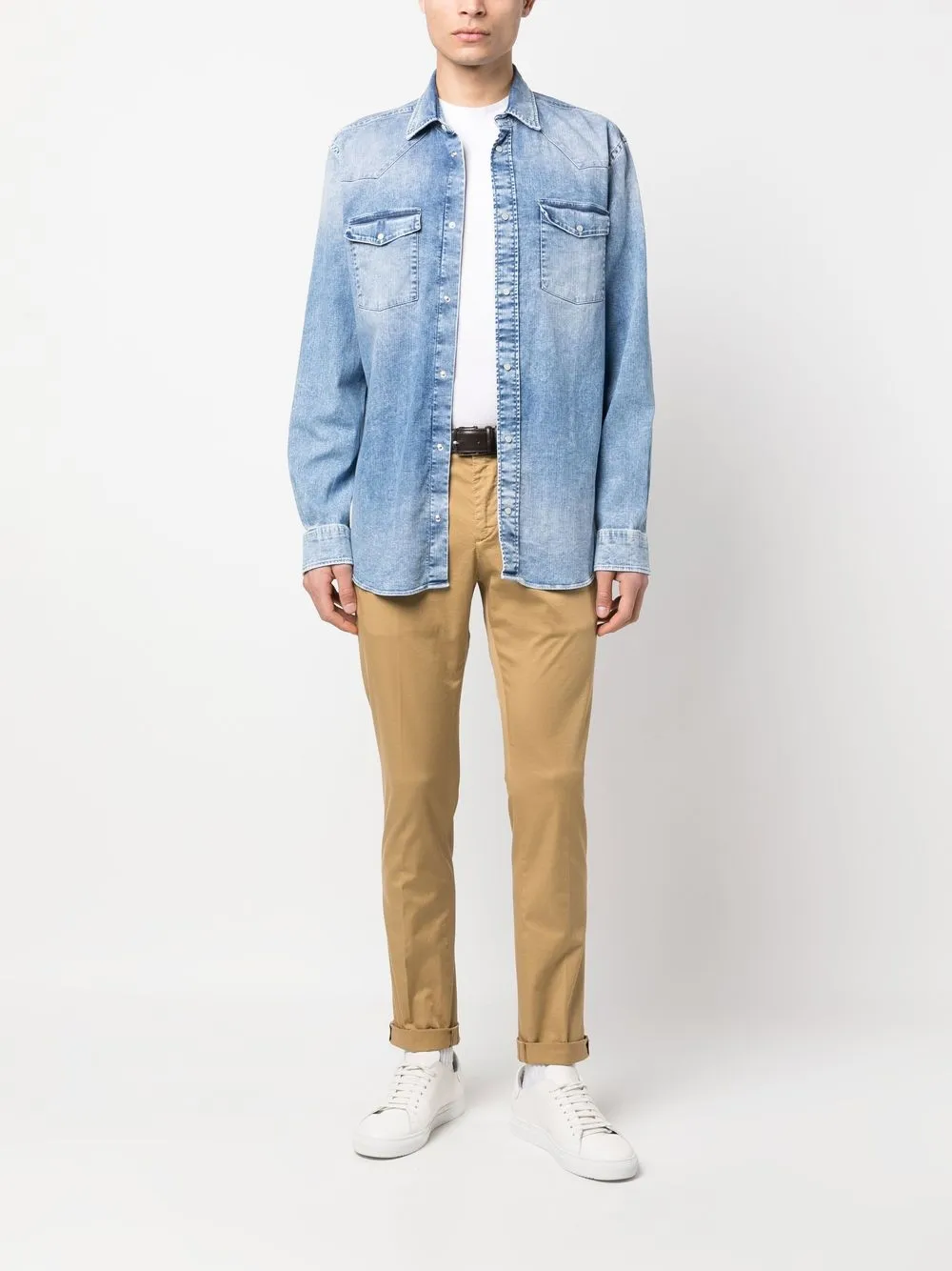 DONDUP Denim overhemd - Blauw