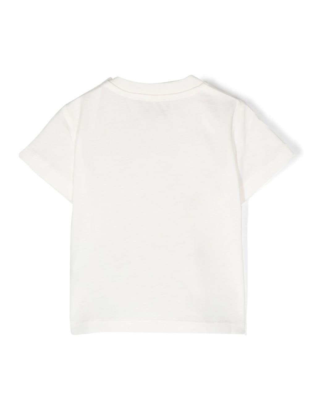 Moschino Kids T-shirt met teddybeerprint - Wit