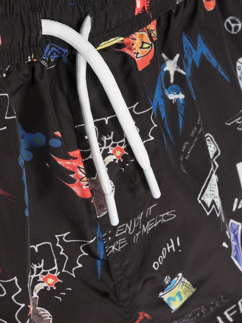 Image 2 of MSGM Kids all-over graphic-print swim shorts