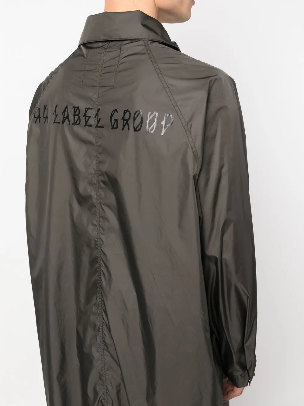 44 LABEL GROUP 44 Fact ロゴ コート | グレー | FARFETCH JP