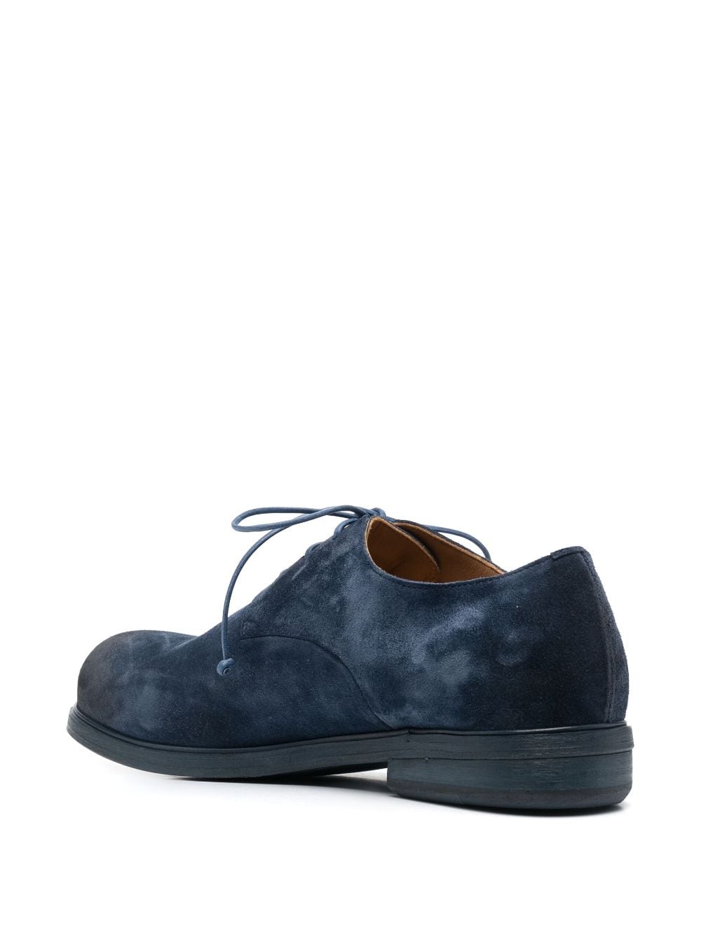 Shop Marsèll Lace-up Leather Derby Shoes In Blau