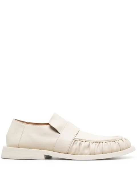 Marsèll round-toe ruched leather loafers