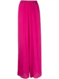 Federica Tosi elasticated wide-leg trousers - Pink