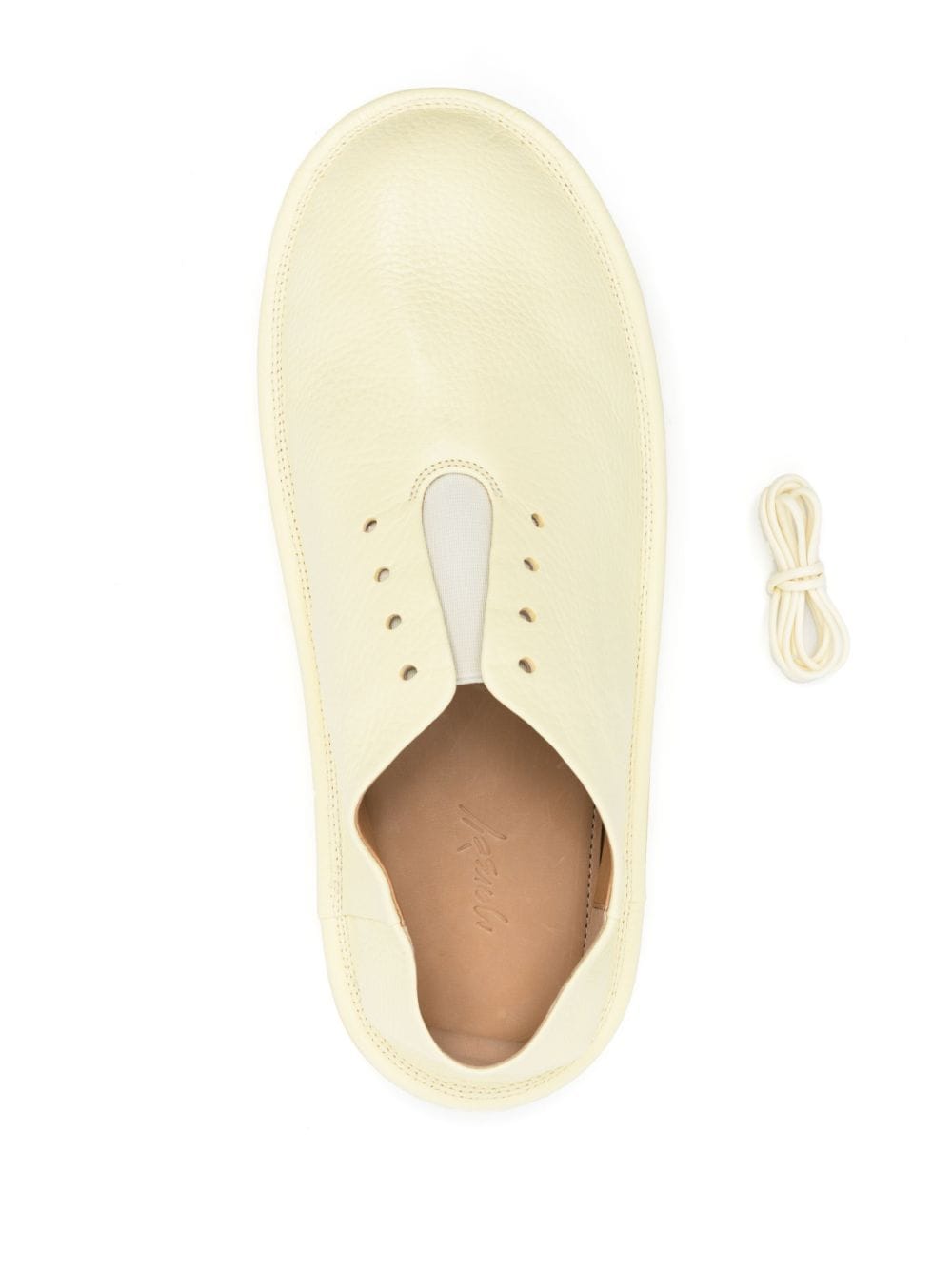 Shop Marsèll Almond-toe Lace-up Oxford Shoes In Yellow