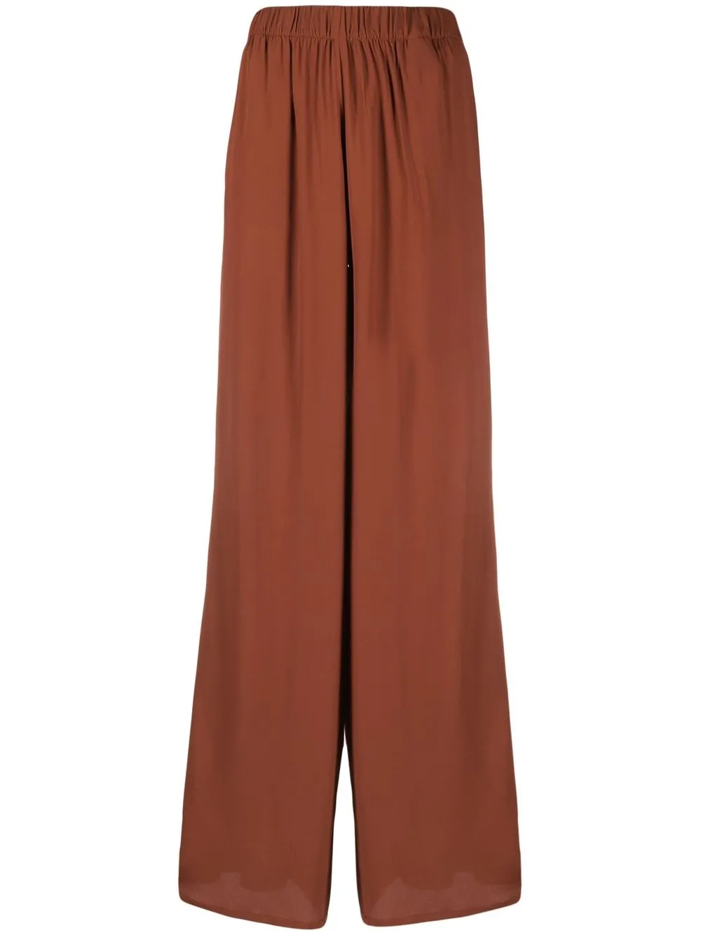 

Federica Tosi elasticated wide-leg trousers - Black