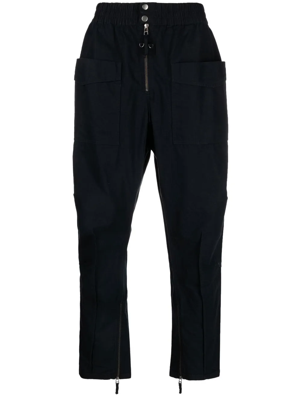 

Isabel Marant tapered-leg cargo trousers - Black