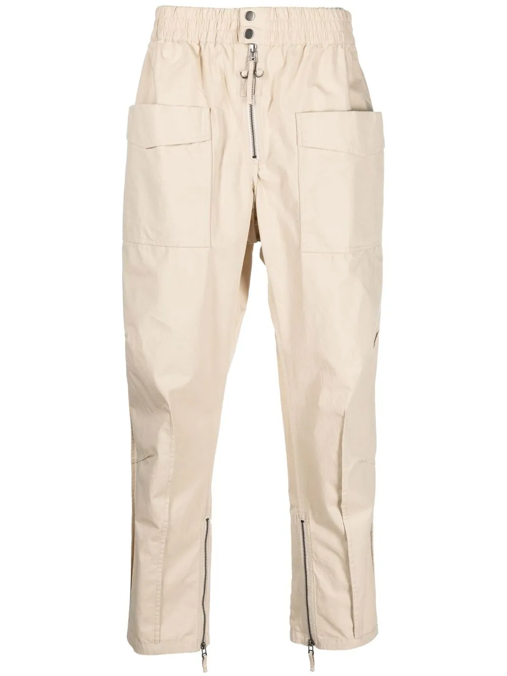 

Isabel Marant tapered-leg cargo trousers - Neutrals