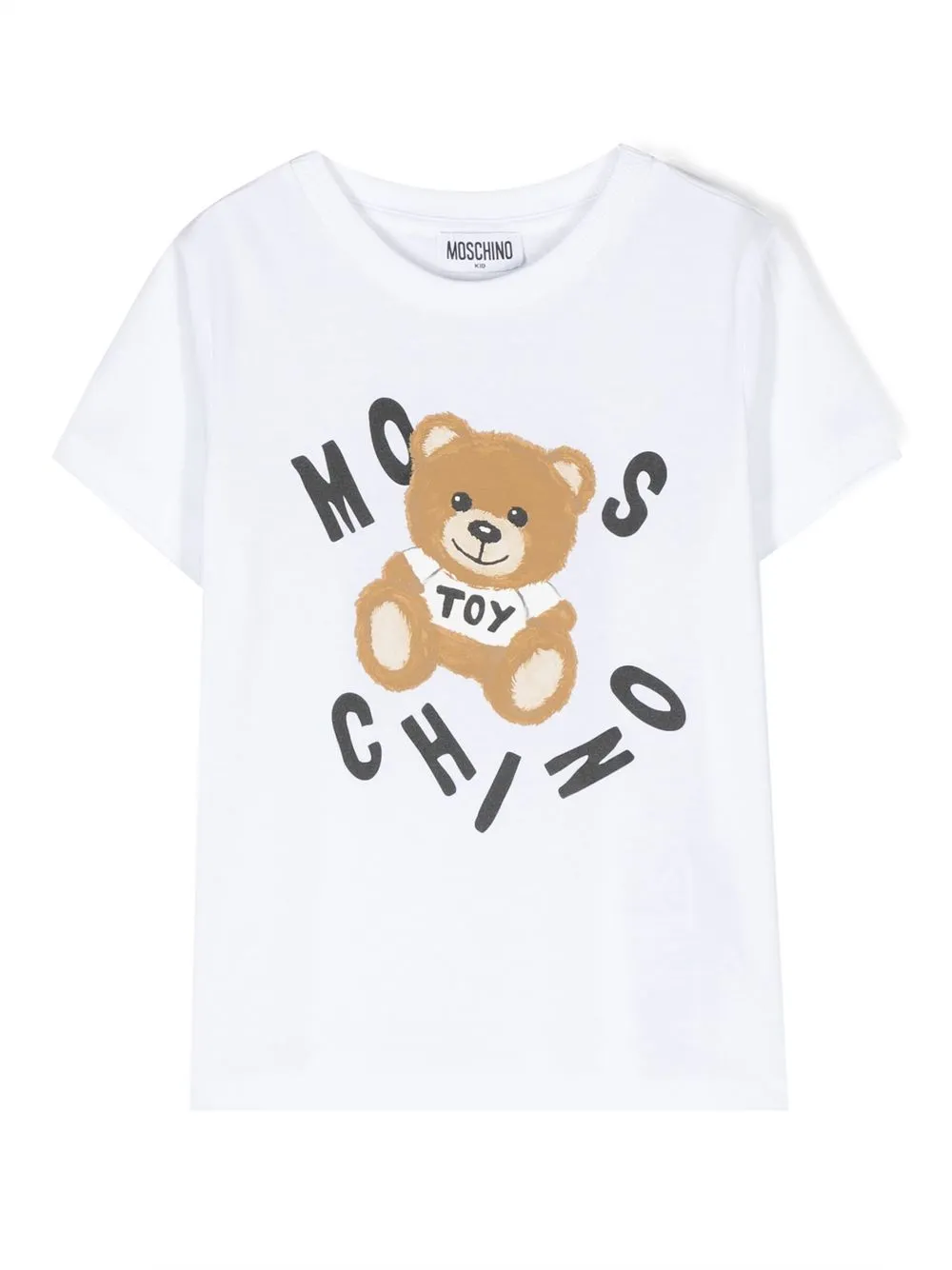 

Moschino Kids playera con motivo Teddy Bear - Blanco