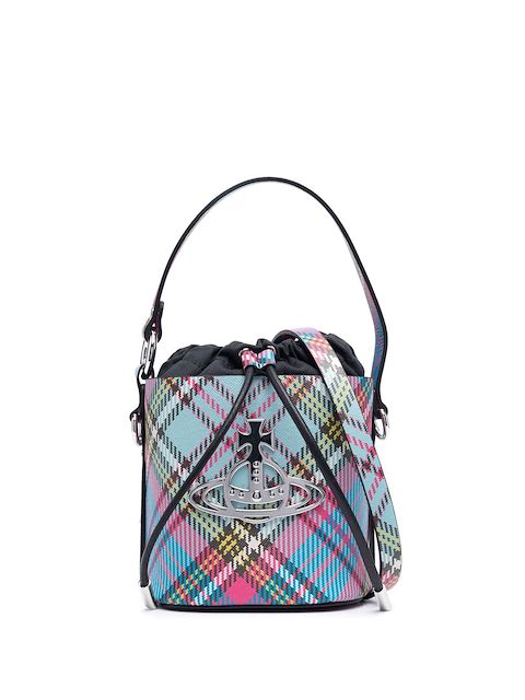 Vivienne Westwood Daisy tartan bucket bag