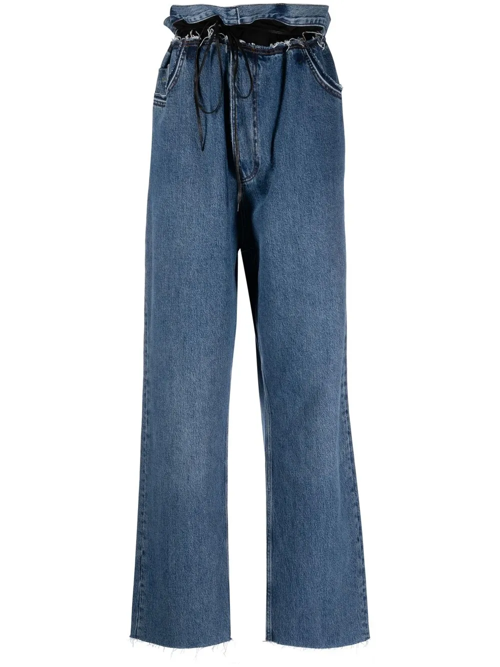 

Litkovskaya layered wide-leg jeans - Blue