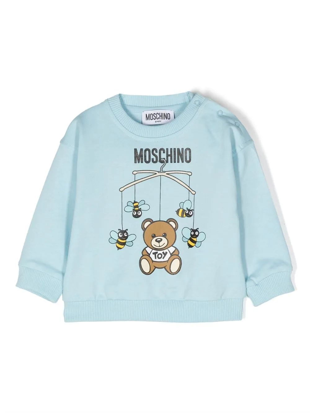 

Moschino Kids teddy-print sweatshirt - Blue