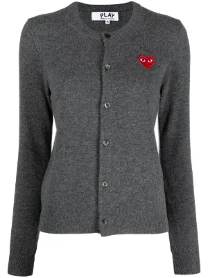Comme Des Garçons Play ラウンドネック カーディガン 通販 - FARFETCH