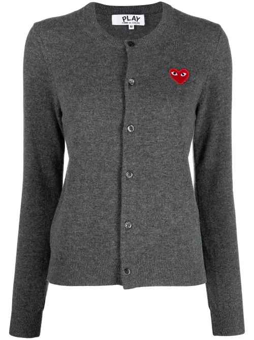 Cardigan à patch cœur - Comme Des Garçons Play - Modalova