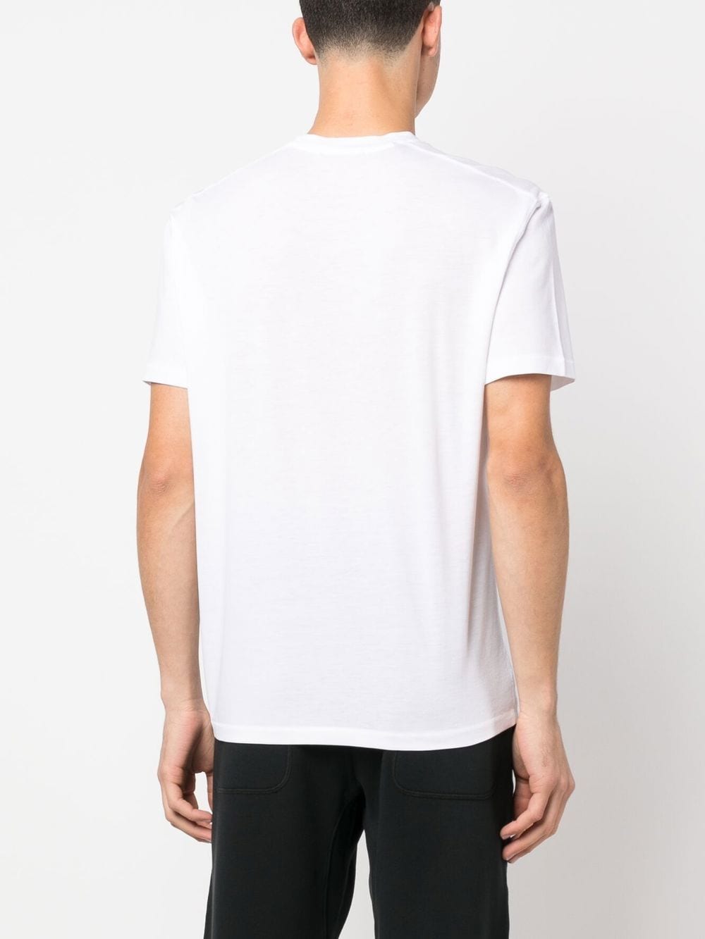 Shop Tom Ford Round-neck Short-sleeve T-shirt In White