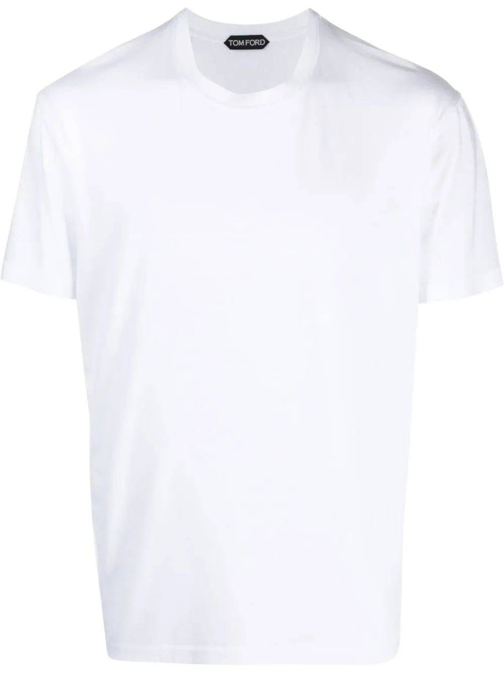 Tom Ford White Round-neck T-shirt In White