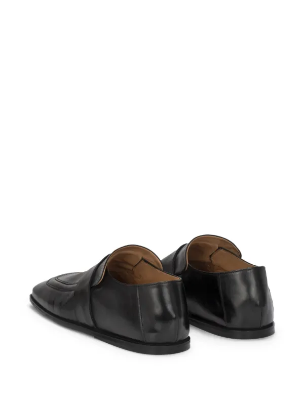 【関税込み】Marsell ブラック Spato ローファー Marsèll Spatola スクエアトゥ ローファー | ブラック | FARFETCH JP